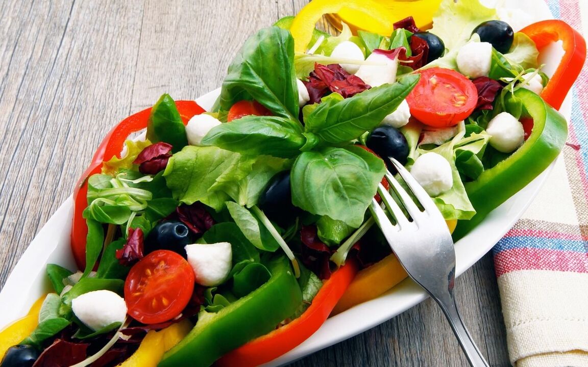 Gesunder Salat zum Abnehmen