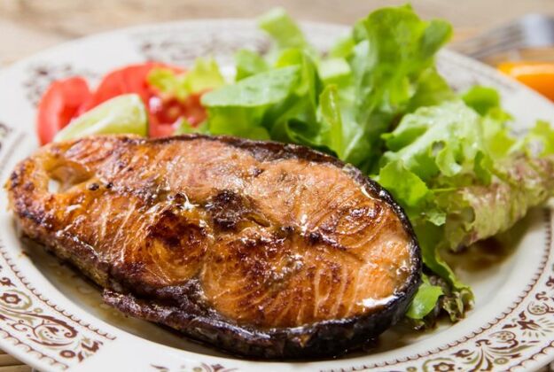 Gebackener Fisch