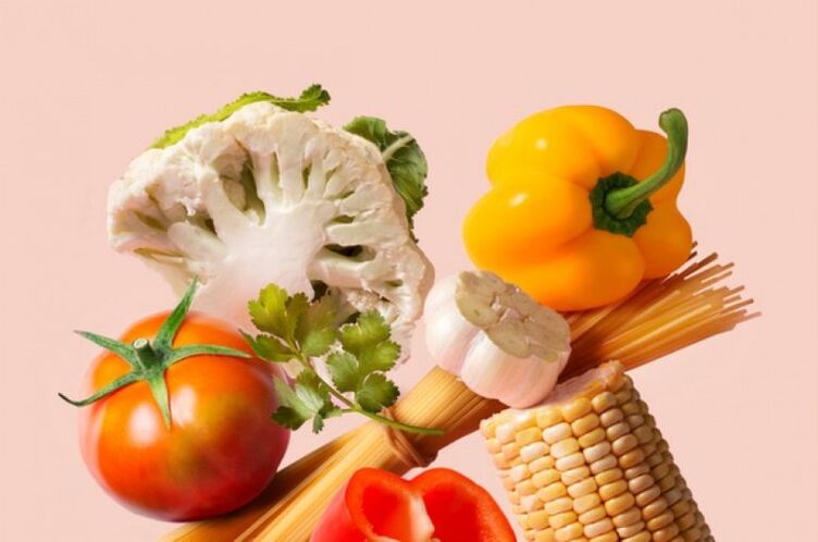 Italienische Diät mit Gemüse und Obst zur Gewichtsreduktion