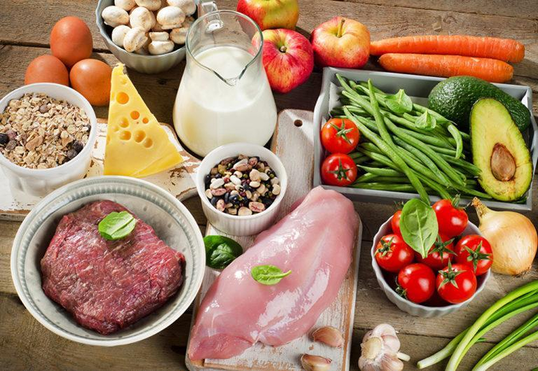 proteinhaltige Lebensmittel auf der Ducan-Diät
