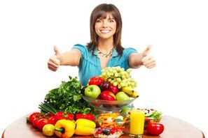 Obst und Gemüse für die richtige Ernährung und Gewichtsabnahme